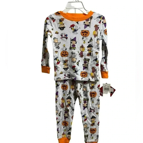 NWT Toddler Peanuts Halloween Pajama Set Size 2T - Picture 1 of 7